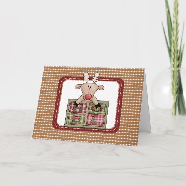 Cartões de Natal para países de renas (Frente)