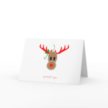 Cartões de Natal para Reindees