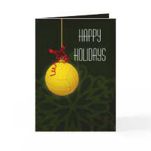 Cartões de Natal para voleibol