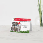 Cartões De Natal Pensados, Pet Business<br><div class="desc">Envie cartões de Natal para seus melhores clientes e famílias de cães. Cartões de Natal personalizados são ideias excelentes de marketing veterinários para os veterinários enviarem para as suas famílias que amam cães. Cartões de saudação personalizados para animais de estimação são ideias de publicidade veterinária excelente para a sua clínica...</div>