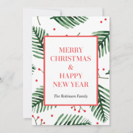 Cartões de Natal perenes, Ano Novo Chic