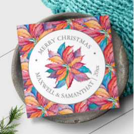 Cartões de Natal Personalizados Exclusivos, Rosa