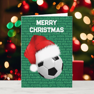 Cartões de Natal Personalizados para Futebol e Pap