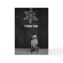 Cartões de Natal Preto e Branco