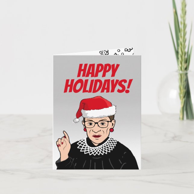 Cartões de natal RBG (Frente)