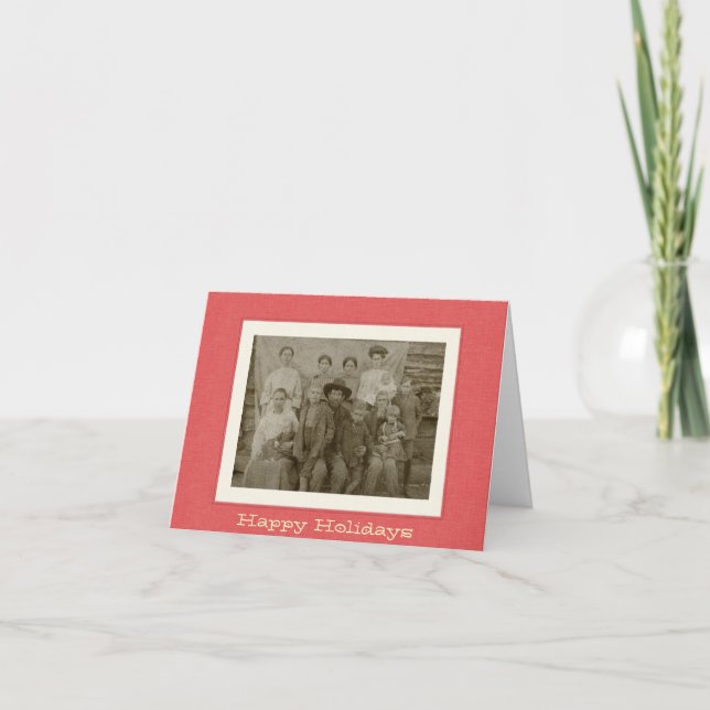 Cartões de natal Red Frame (Frente)