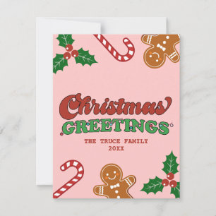 Cartões de natal retrorreflectores de Cute