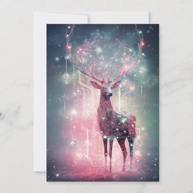 Cartões de Natal Rosa Incomuns (Frente)