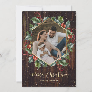 Cartões de Natal - Rua Botânica da Madeira Rústica