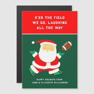 Cartões de natal únicos de futebol de Natal