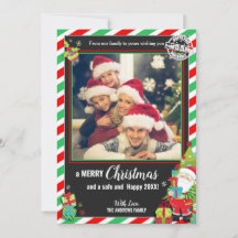 Cartões de natal Vermelhos de Santa Claus