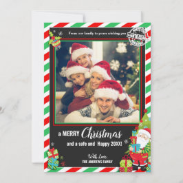 Cartões de natal Vermelhos de Santa Claus