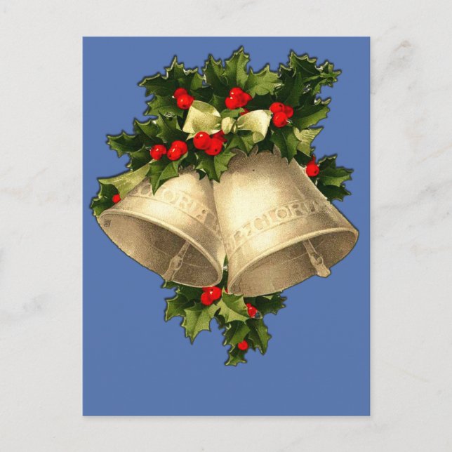 Cartões de Natal Vitorianos Vintage, Vinhage (Frente)