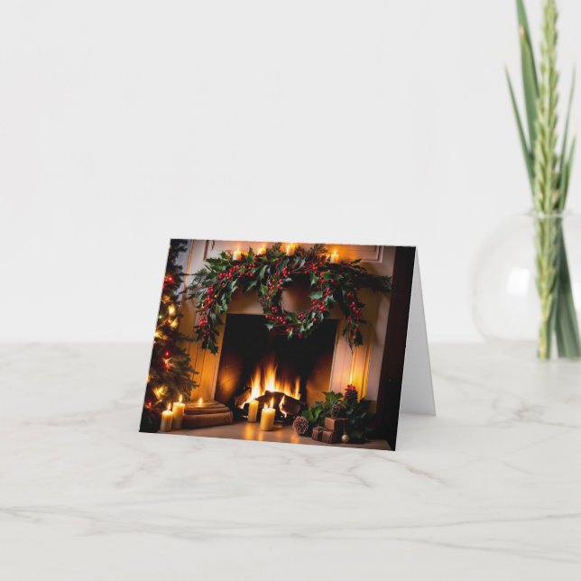 Cartões de natal Warm Wish (Frente)