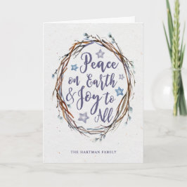 Cartões de natal Wreath Willow