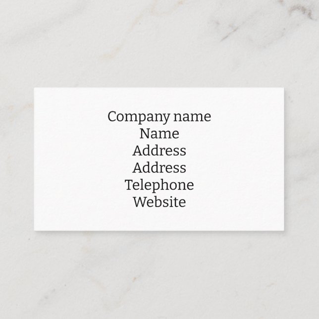 Cartões de negócio personalizados (Verso)