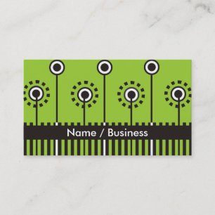 Cartões de negócio retros