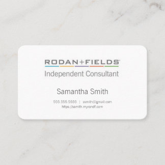 Cartões de negócios com programa da referência