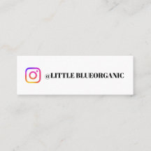 Cartões de Negócios do Instagram | Seu Nome no Ins