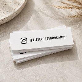 Cartões de Negócios do Instgram | Cartão Personali