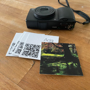 Cartões de Negócios Insta Quadrados Clássicos e Re