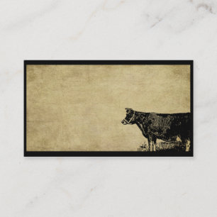 Cartões de negócios Prim de uma vaca de Ol