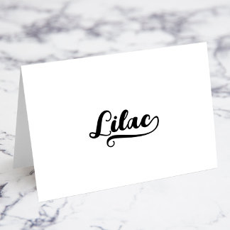 Cartões de Nome com Letra Bold Brush Script C Swas
