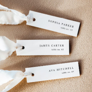 Cartões de Nome de Casamento Minimalista Moderno