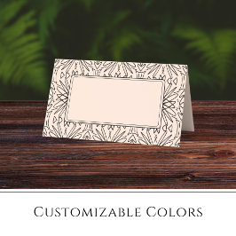 Cartões de Nome do Casamento da Selva Boêmia