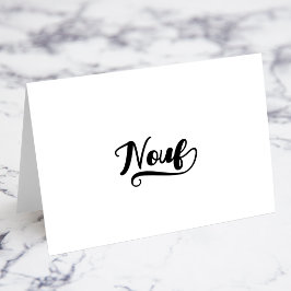 Cartões de Nome e Local com Script Bold Brush F Sw