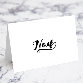 Cartões de Nome e Local com Script Bold Brush F Sw