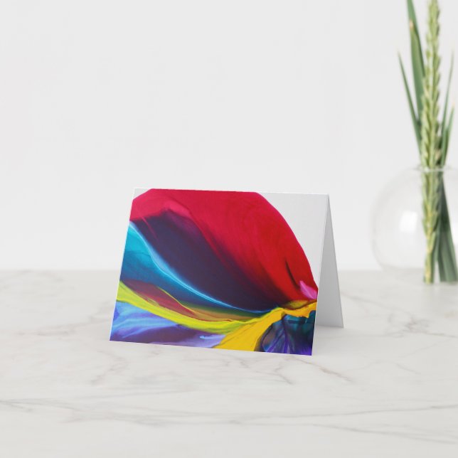 Cartões de nota azul de Fleur (Frente)