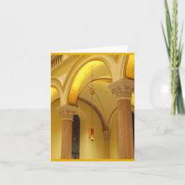 Cartões de nota da Igreja e da Lâmpada Santuária