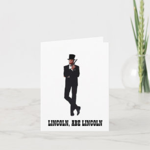 Cartões de nota de Abe do agente