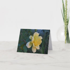 Cartões de Nota de Agradecimento Rosa Amarelo Dour