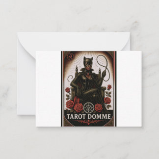 Cartões de Nota de Domínio Tarot