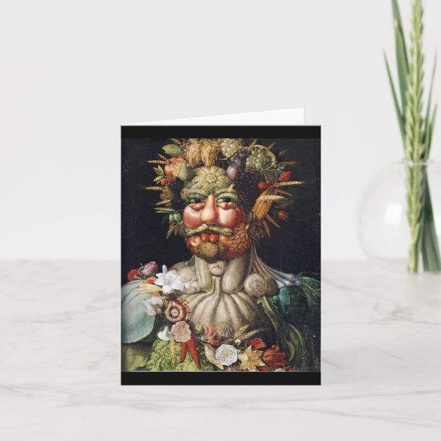Cartões de nota de Giuseppe Arcimboldo Vertumnus (Frente)