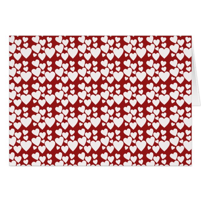 Cartões de Nota de Namorados e Cartão de Saudação (Frente Horizontal)