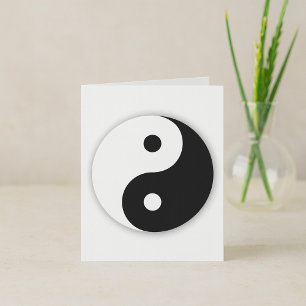 Cartões de nota de Yin Yang
