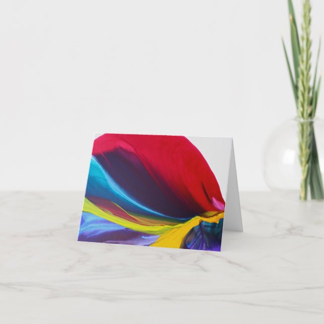 Cartões de nota do azul de Fleur (Frente)