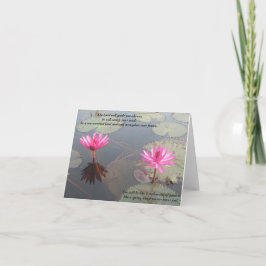 Cartões de nota do jardim de Lotus