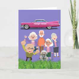 Cartões de Nota Dobrados de Mais velho Clássicos