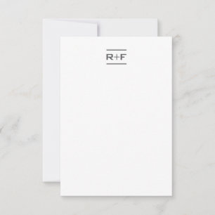 Cartões de nota elegantes