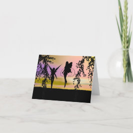 Cartões de nota feericamente das irmãs