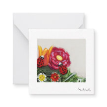 Cartões de nota ilustrados