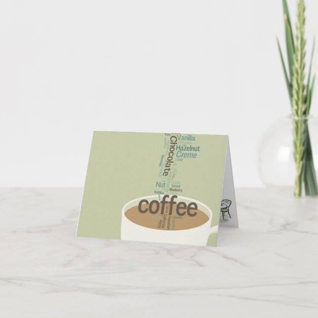 Cartões de nota infinitos do café das (Frente)