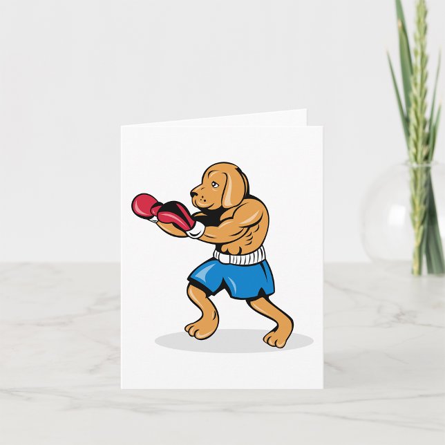 Cartões de Nota para Boxing para Cães (Criador carregado)