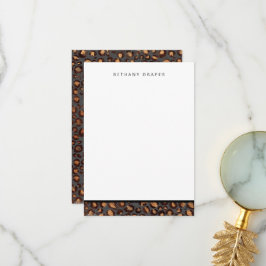 Cartões de Nota para Material de Impressão Animal