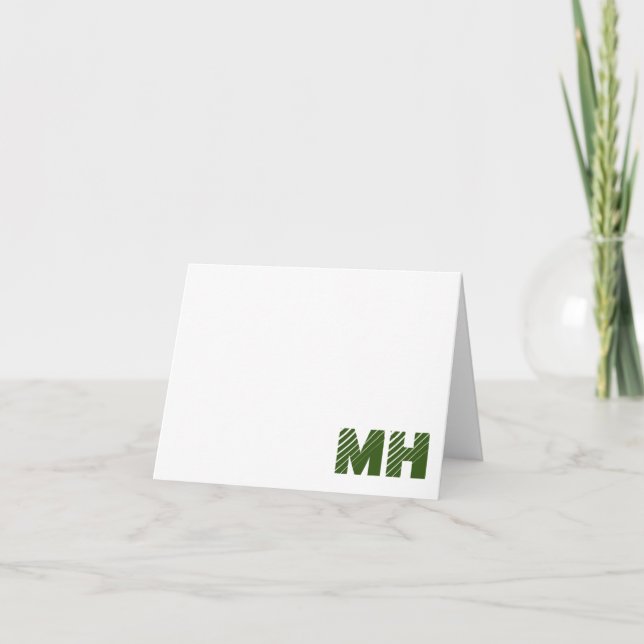 Cartões de Nota Personalizados (Frente)