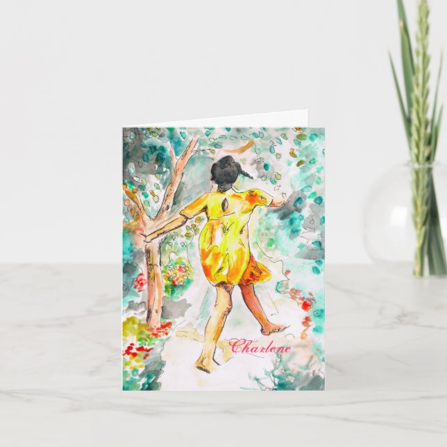 Cartões de Nota Personalizados (Frente)